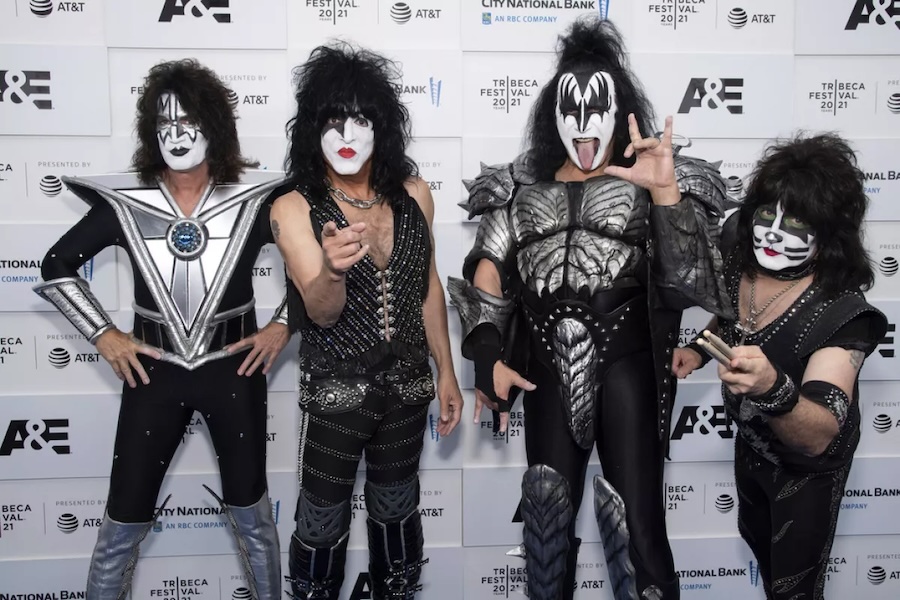 From left, Tommy Thayer, Paul Stanley, Gene Simmons and Eric Singer KISS