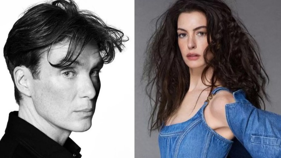 Cillian Murphy and Anne Hathaway officially revealed as new faces of Versace копія