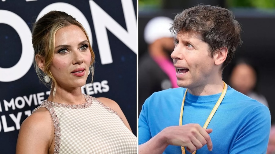 Scarlett Johansson Sam Altman