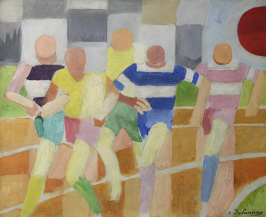 The Runners, about 1924, by Robert Delaunay копія