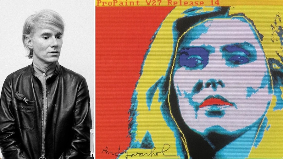 Andy Warhol portrait Debbie Harry