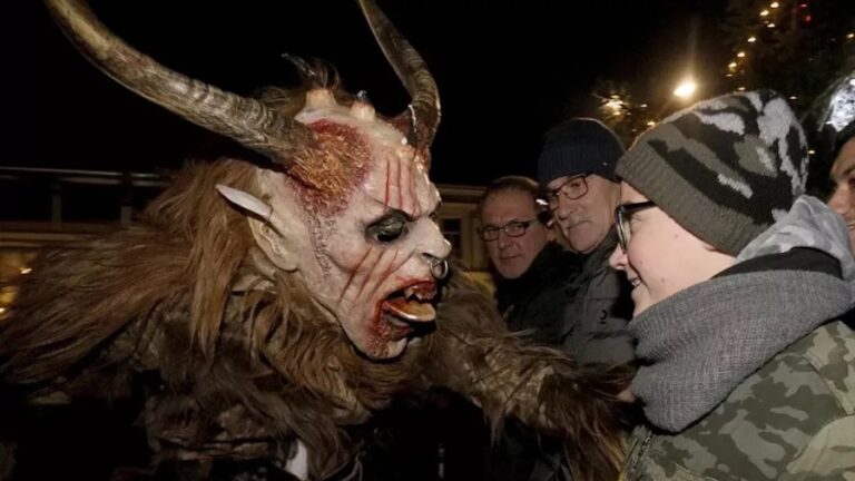 Krampus run in Austria